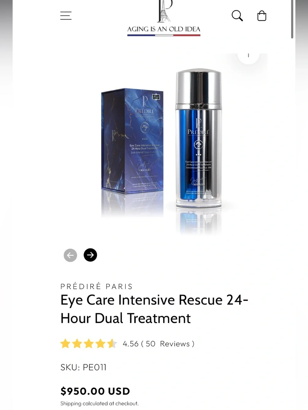 Prédiré Eye Care Intensive Rescue - Dual Treatment